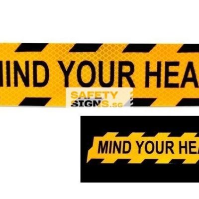 Mind Your Head Diamond Grade Sticker ( W146_DGS)