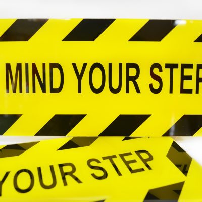 Mind Your Step Acrylic sign(W016_ACR)
