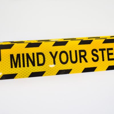 Mind Your Step Diamond Grade Sticker(W145_DGS)
