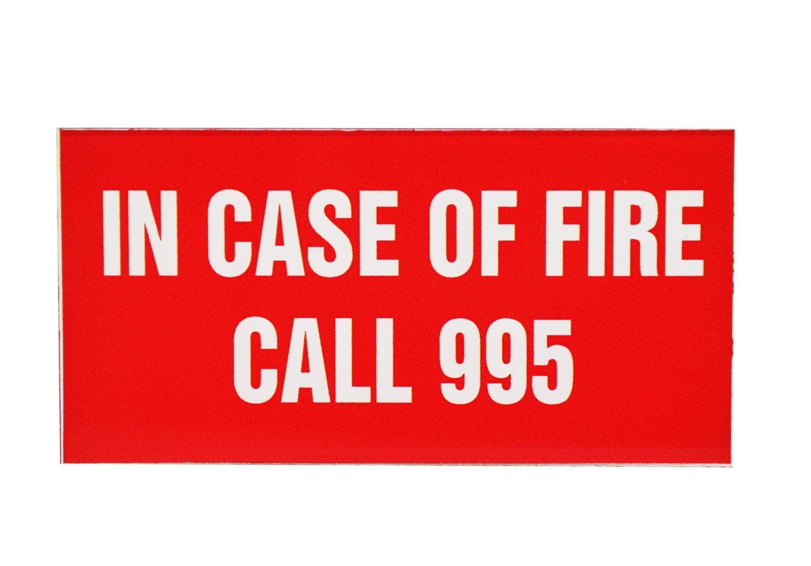 Padp Call Sign In Case Of Fire Call 995 – SS 508 Safety Signs Singapore