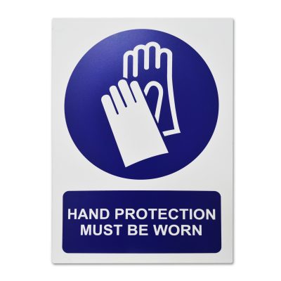 Hand Protection Must Be Worn  (M011_ALU)