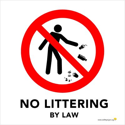 No Littering (P006_ACR)