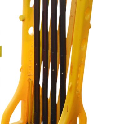 Plastic expandable barricade