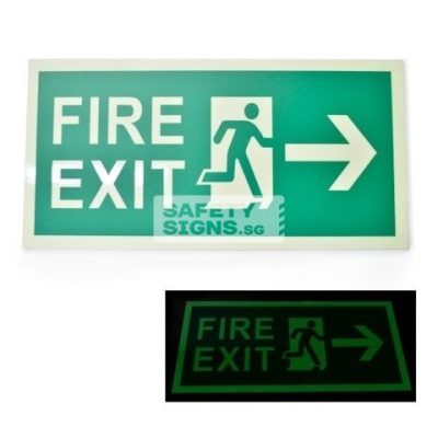 Fire Exit-Luminous-Right  (SC020_ACR)