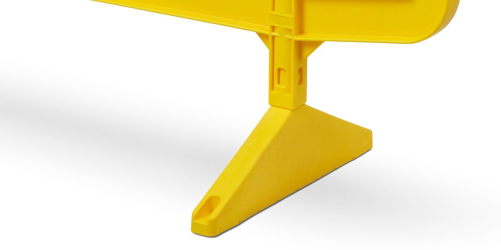 Yellow plastic road barricade Singapore